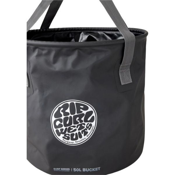 2026 Rip Curl Surf Series 50L Changing Bucket 14RMUT - Black / Grey